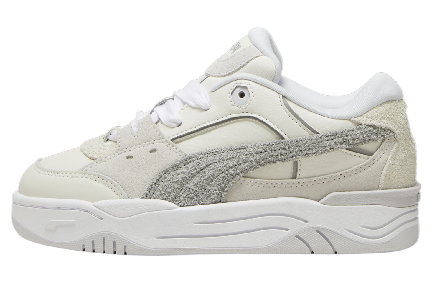 Puma-180 Prm WMNS Flat Light Gray / White