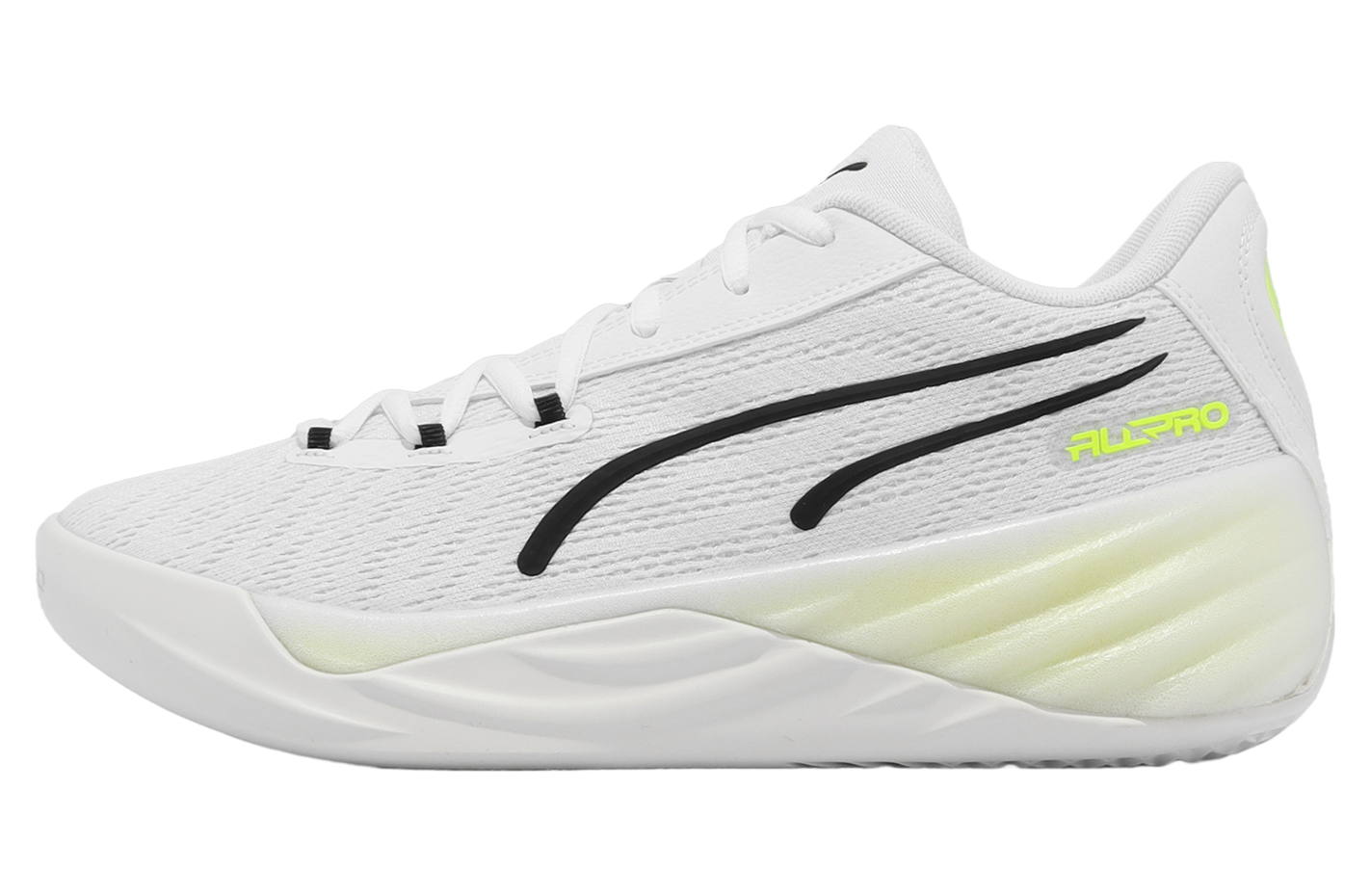 Puma All-Pro Nitro White / Lime Squeeze - Oct 2023