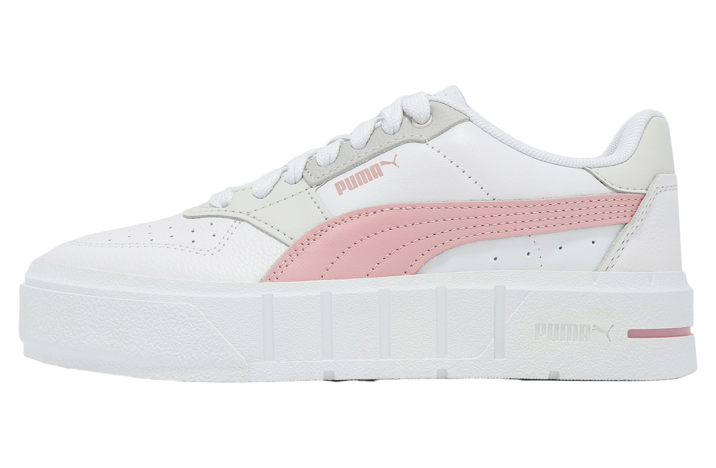 Puma Cali Court Lth WMNS White / Future Pink