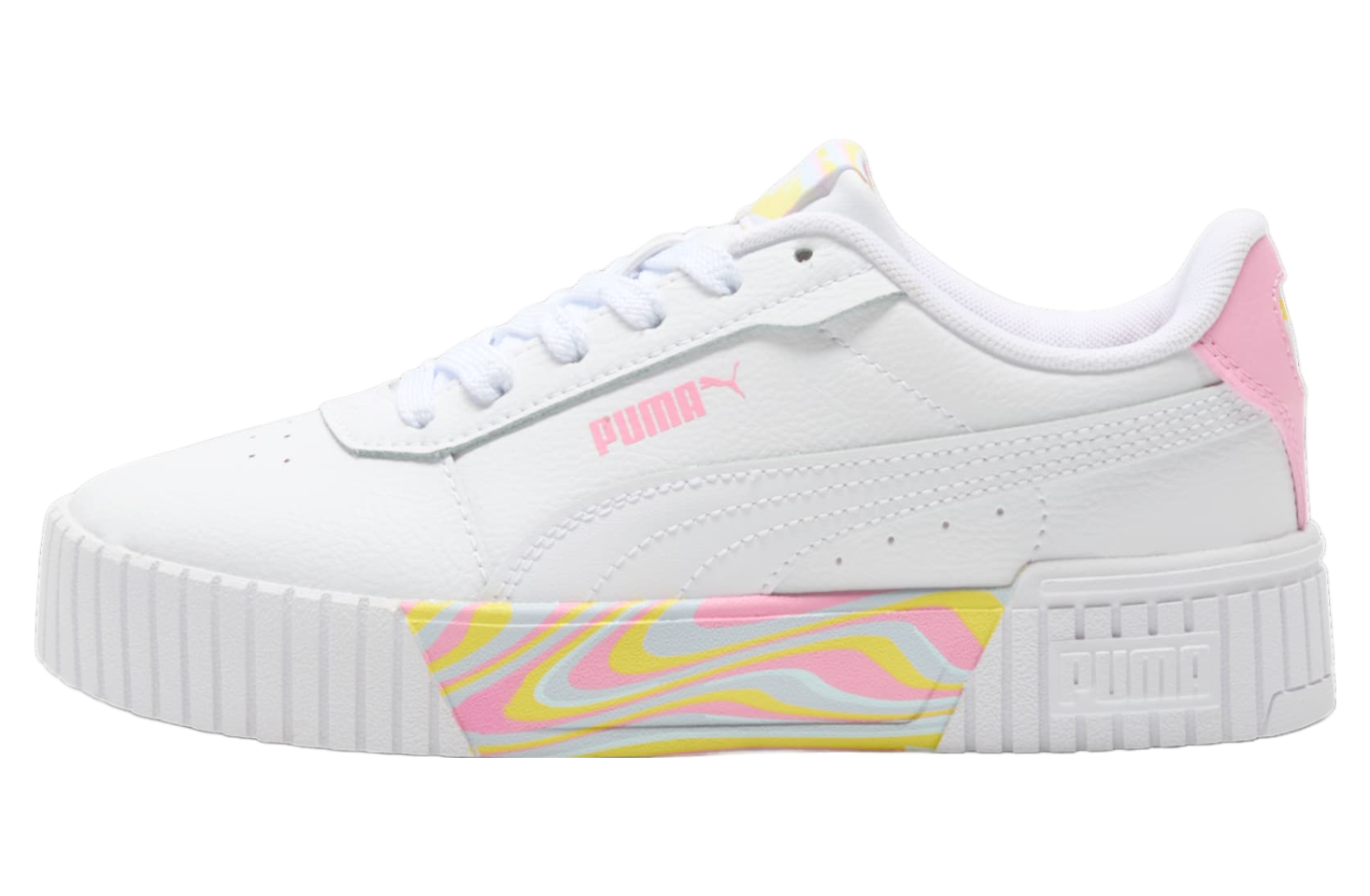 Puma Carina 2.0 Endless Summer GS White Pink Lilac Jun 2024 399286 01 KicksOnFire