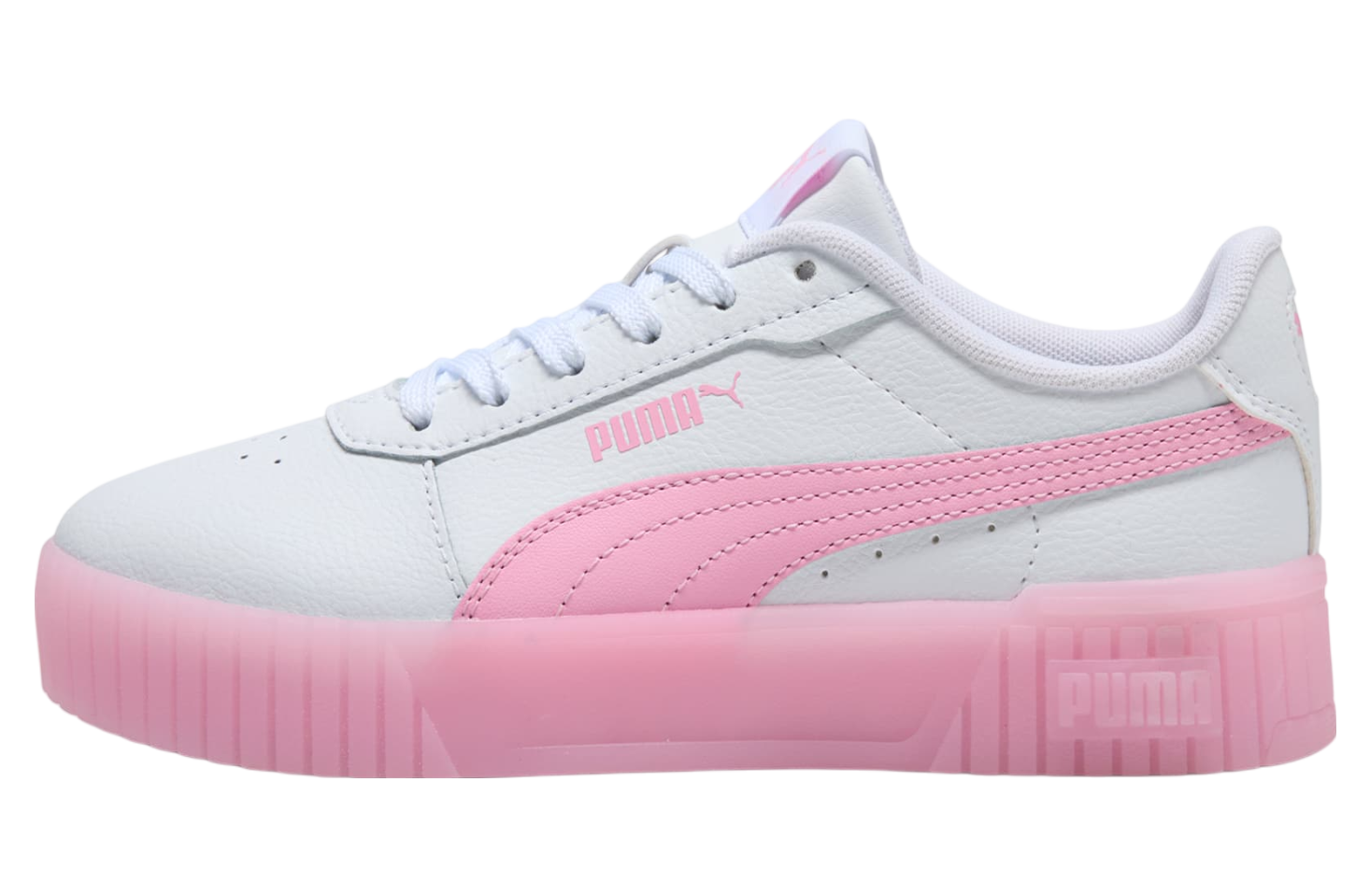 Puma Carina 2.0 Jelly Bean Big Kids White Pink Lilac