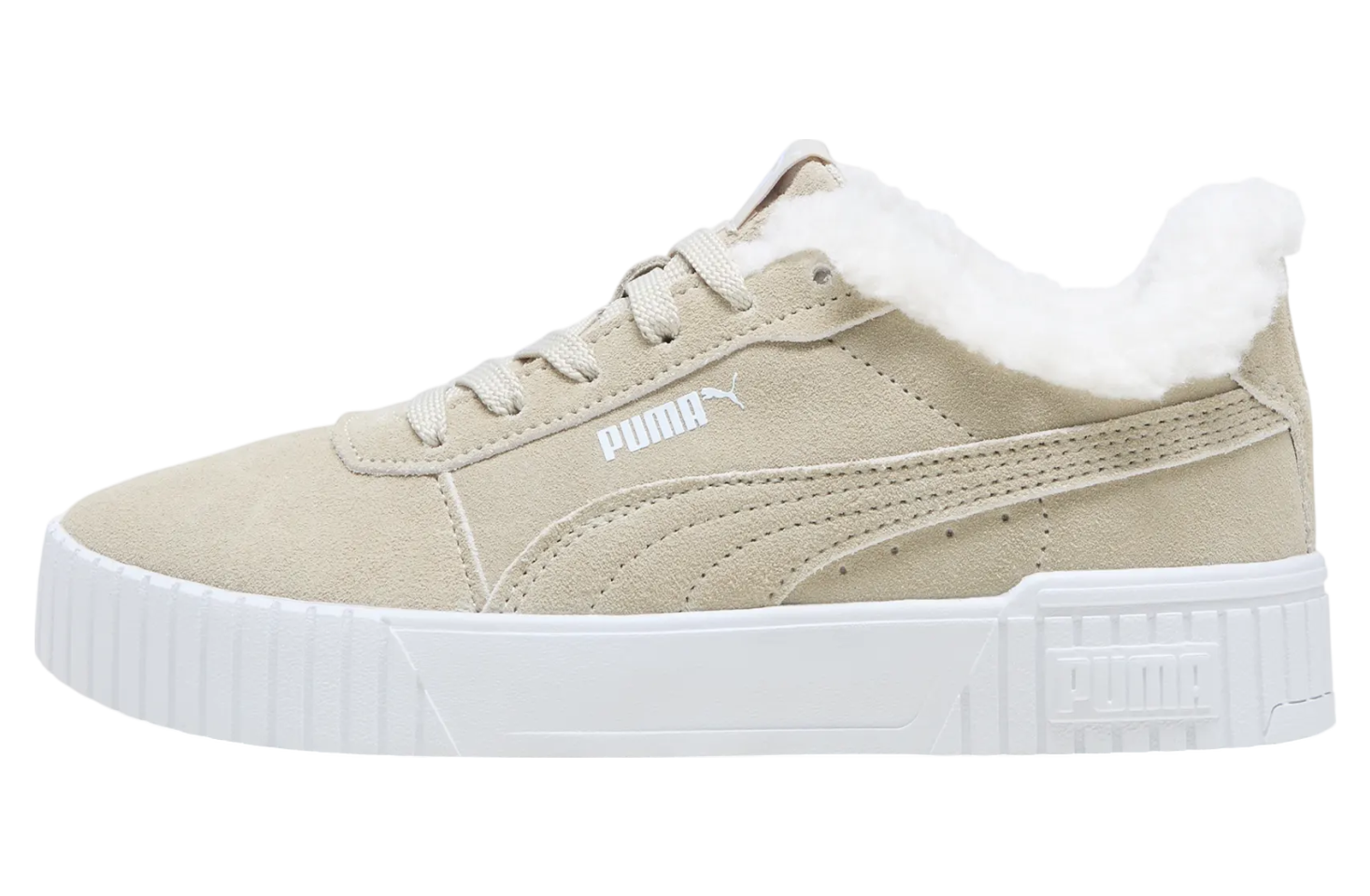 Puma Carina 2.0 Teddy Suede WMNS Desert Dust / White