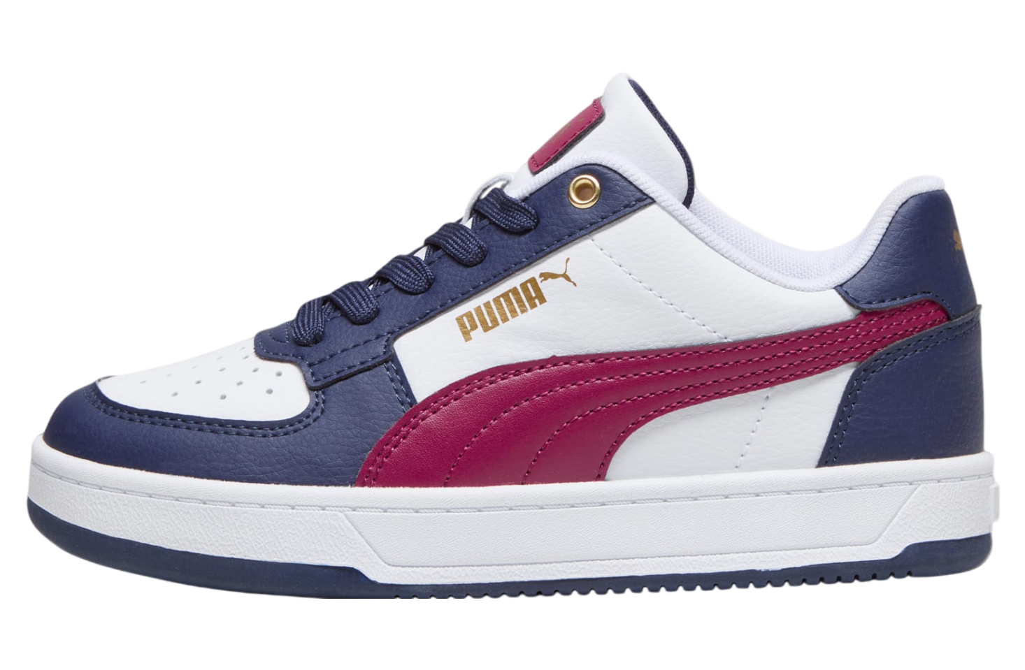 Puma Caven 2.0 Big Kids White / Dark Jasper