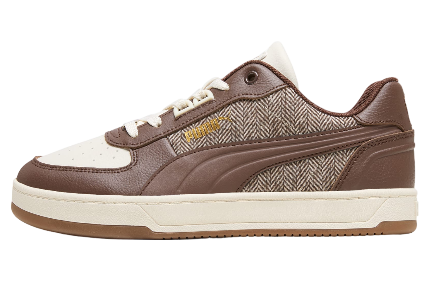 Puma Caven 2.0 Lux Suede Alpine Snow / Espresso Brown