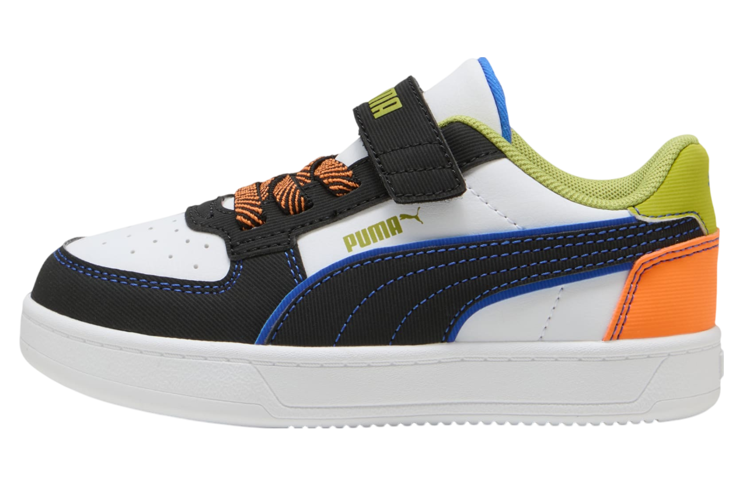 Puma Caven 2.0 Starblitz GS White / Sea Kelp / Orange Glo