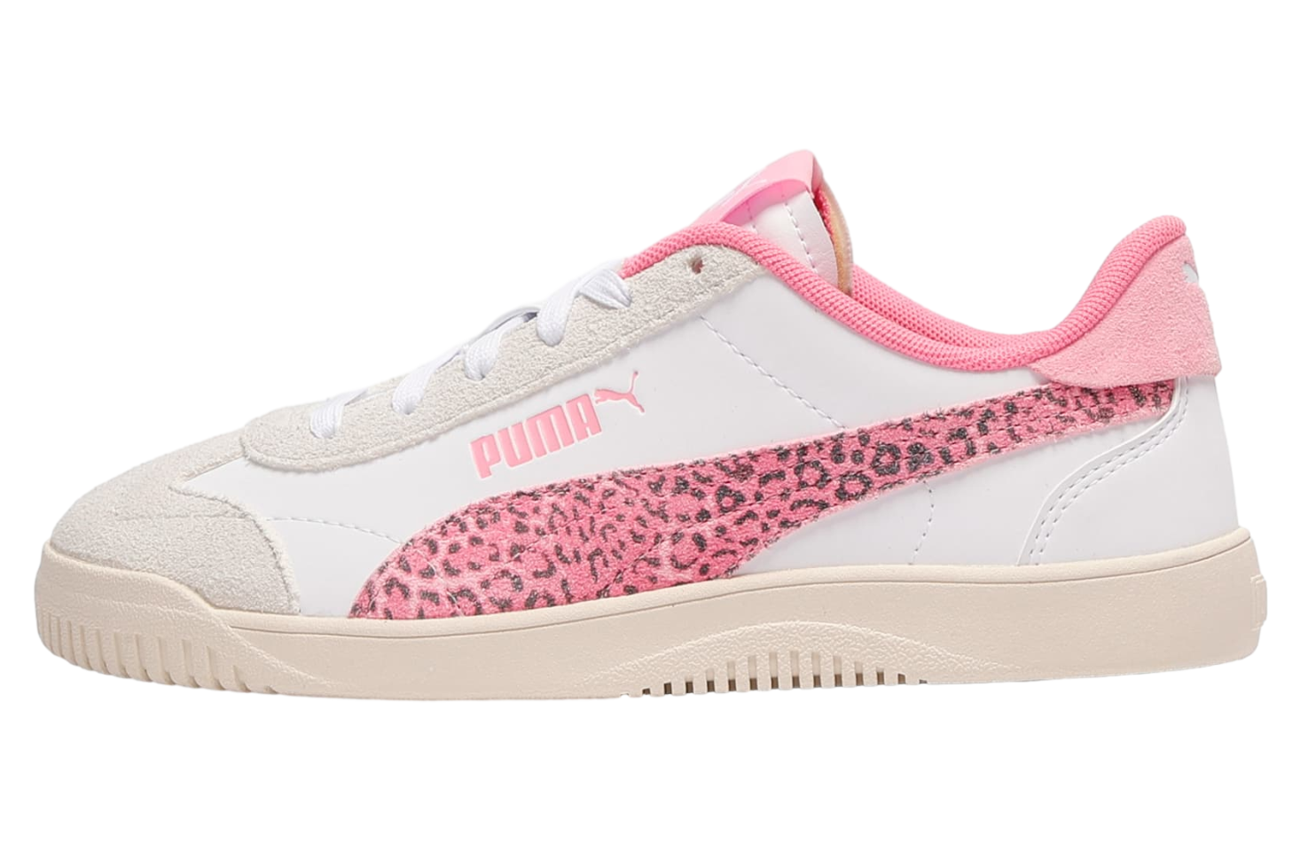 Puma Club 5v5 Animal GS White / Pink Shimmer