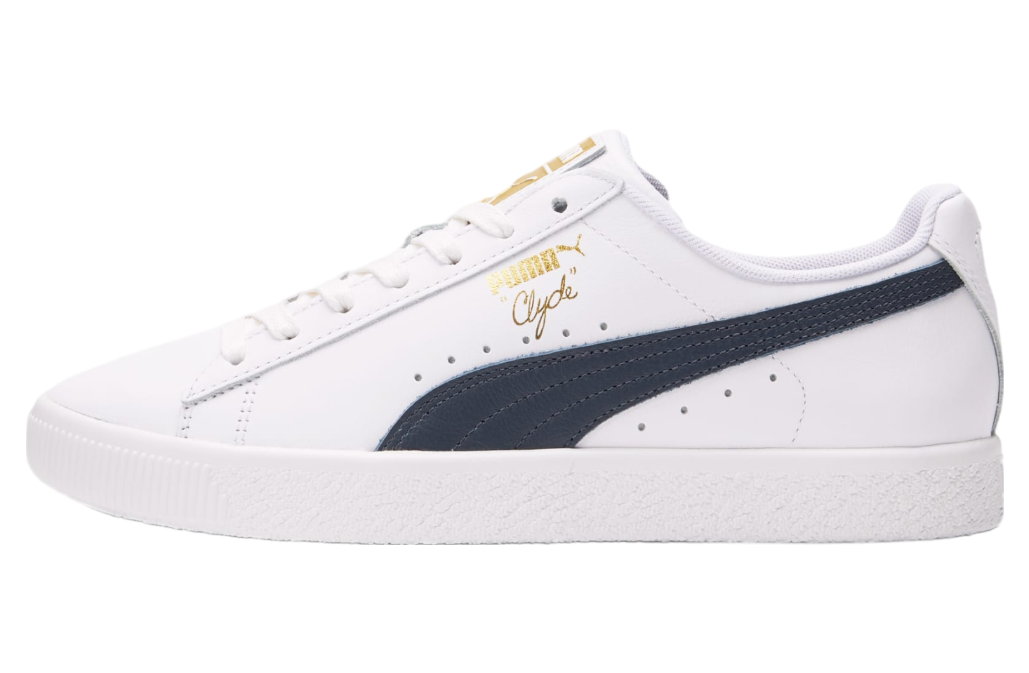 Puma Clyde Core Foil White / New Navy