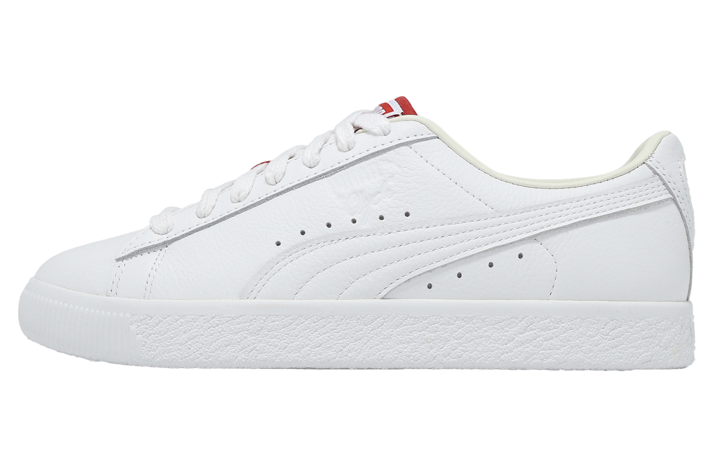 Puma Clyde Varsity II White / Club Red