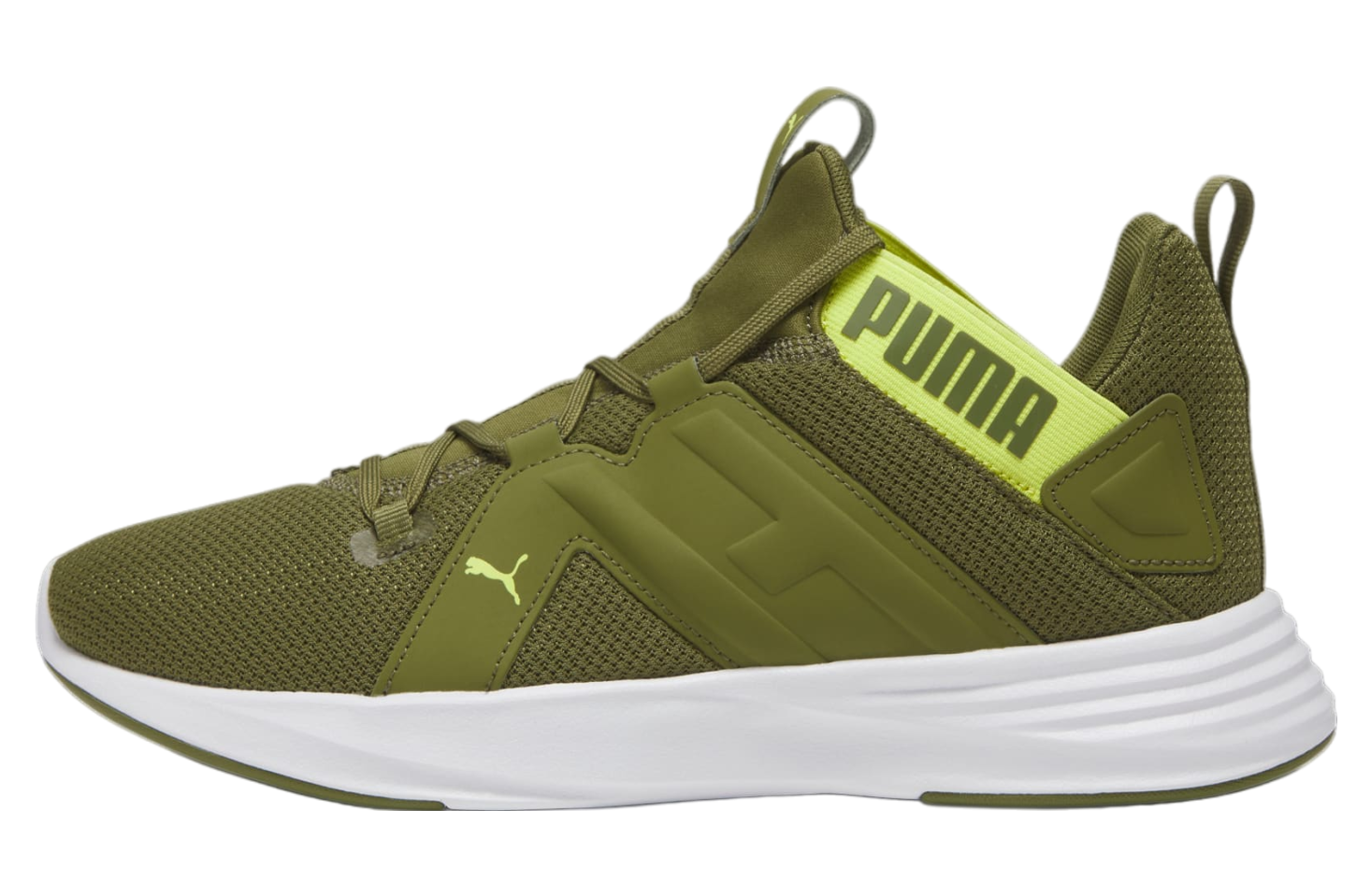 Puma Contempt Demi Olive Green / Lime Sheen