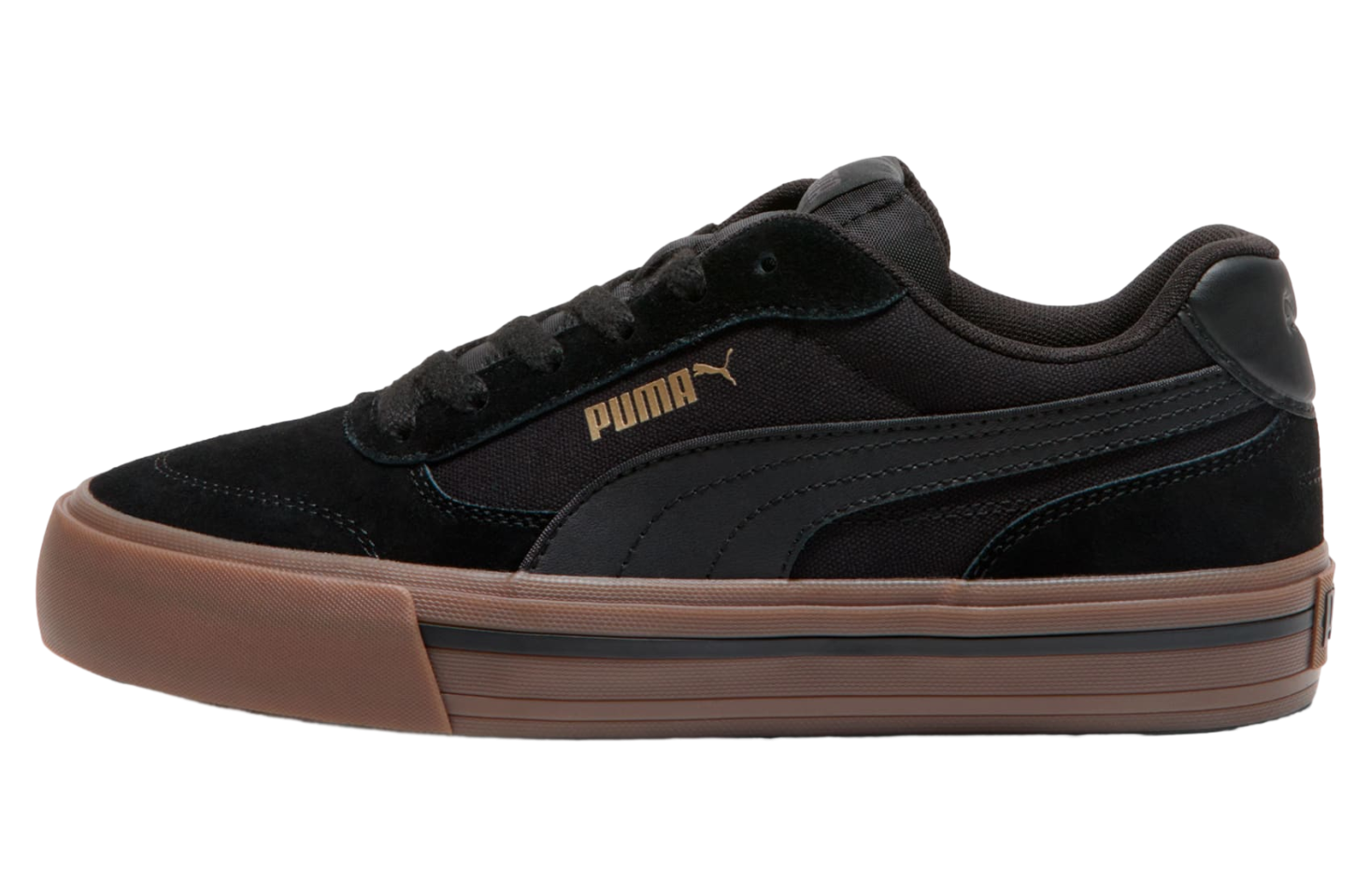 Puma Court Classic Vulcanized Black / Gold