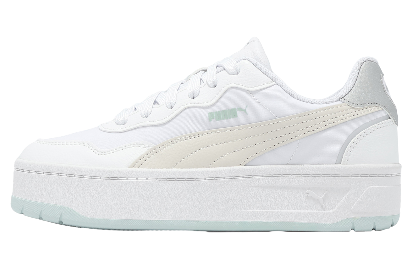 Puma Court Lally Skye Aqua Metal WMNS White / Green