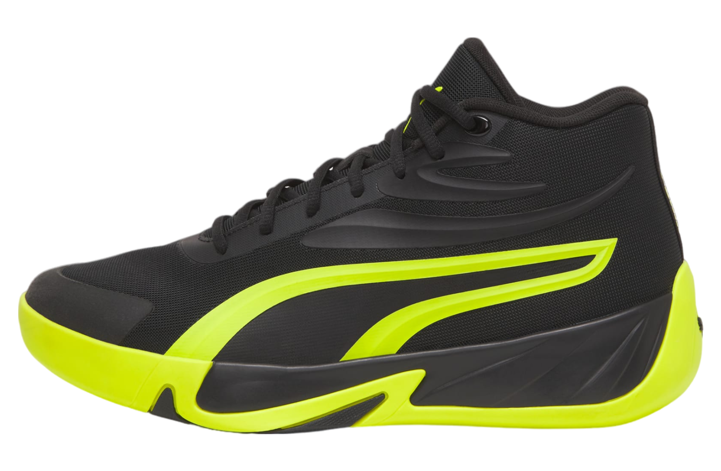 Puma Court Pro Black / Electric Lime