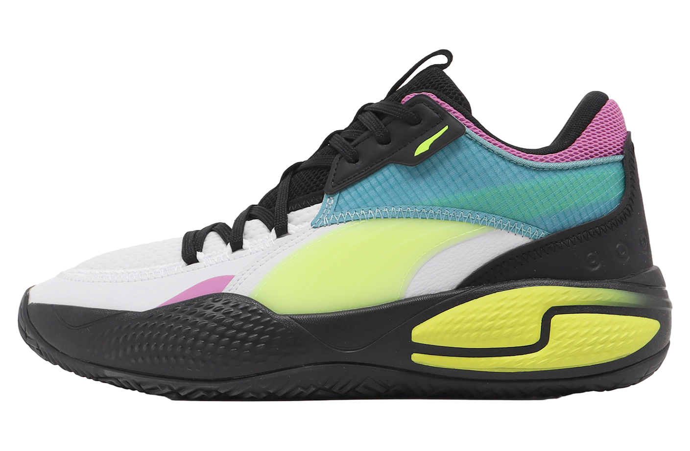 Puma Court Rider SWxP White / Yellow Alert