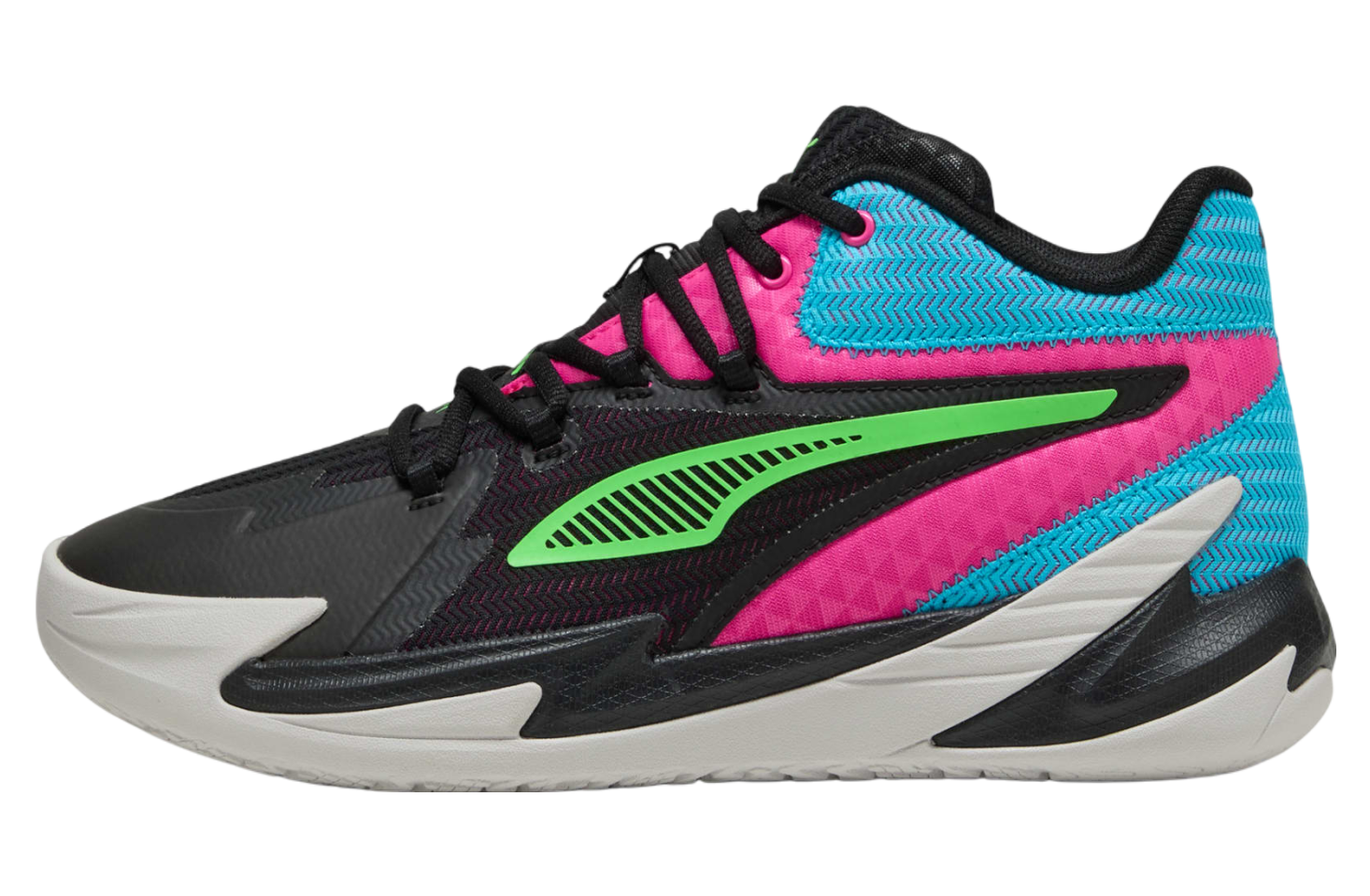 Puma Dagger Black / Fluro Pink Pes
