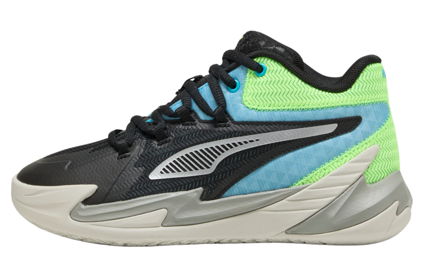 Puma Dagger GS Black / Bright Aqua