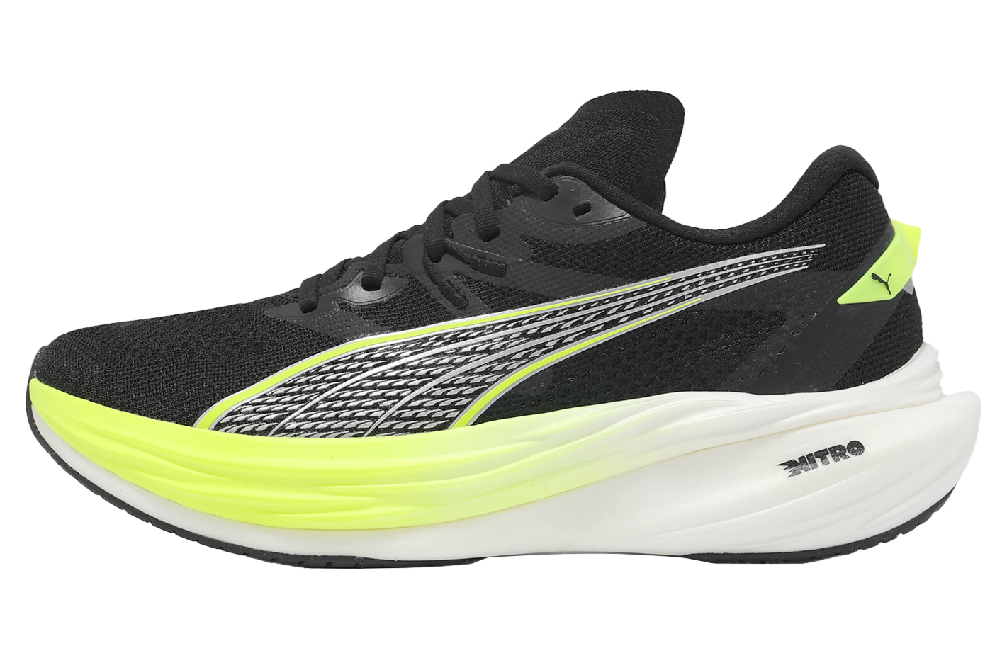 Puma Deviate Nitro 3 Black / Yellow Alert