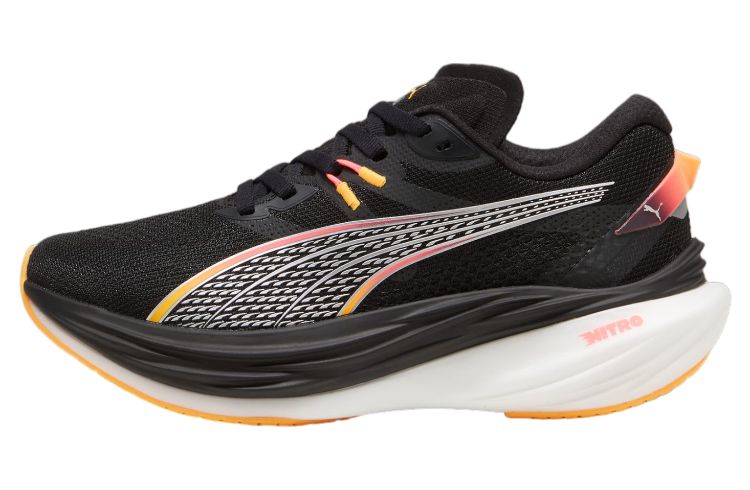 Puma Deviate Nitro 3 Wide WMNS Black / Sunset Glow