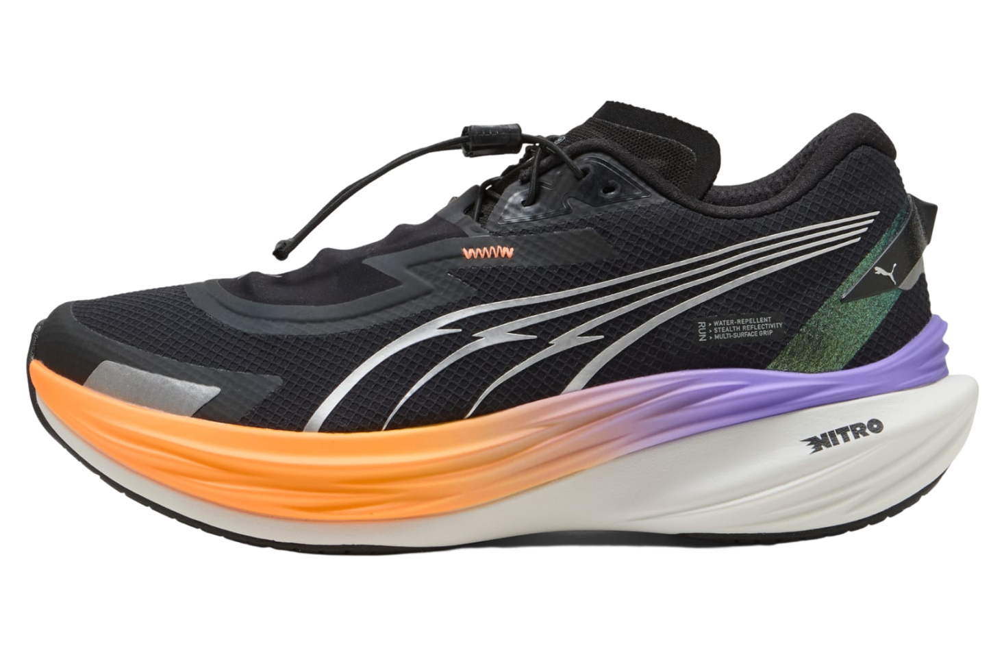 Puma Deviate Nitro 3 Winterized Black / Heat Fire - Sep 2025