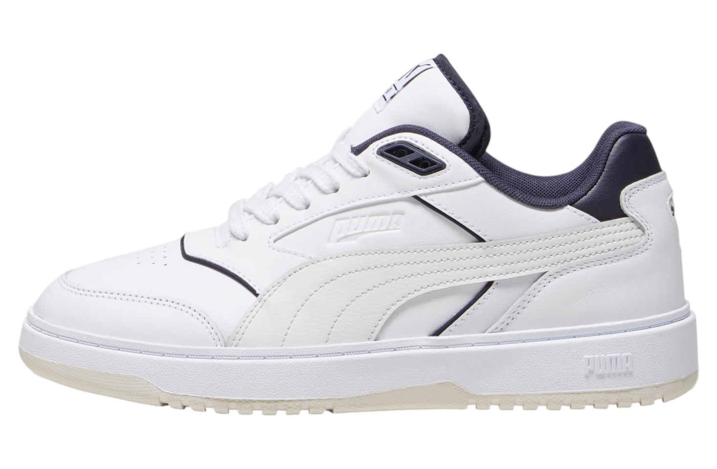 Puma Doublecourt White / New Navy