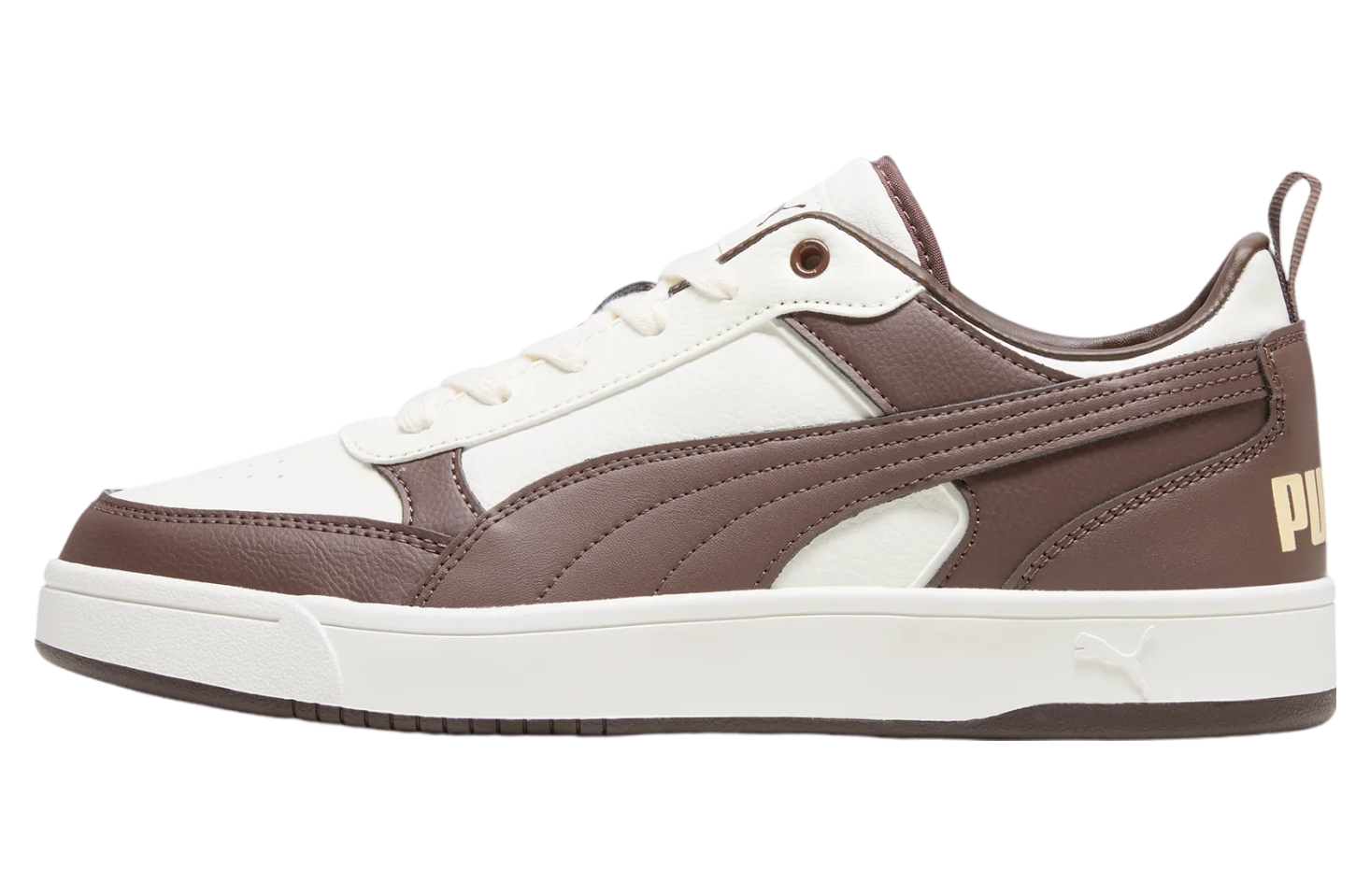 Puma Dribble Warm White / Chestnut Brown