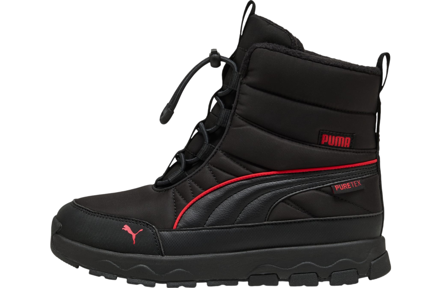 Puma Evolve Puretex GS Black / For All Time Red