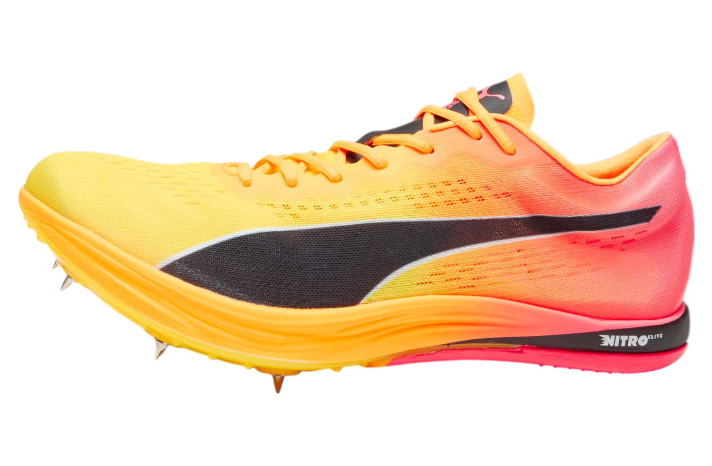 Puma Evospeed Long Distance Nitro Elite+ Track Spikes Sun Stream / Sunset Glow