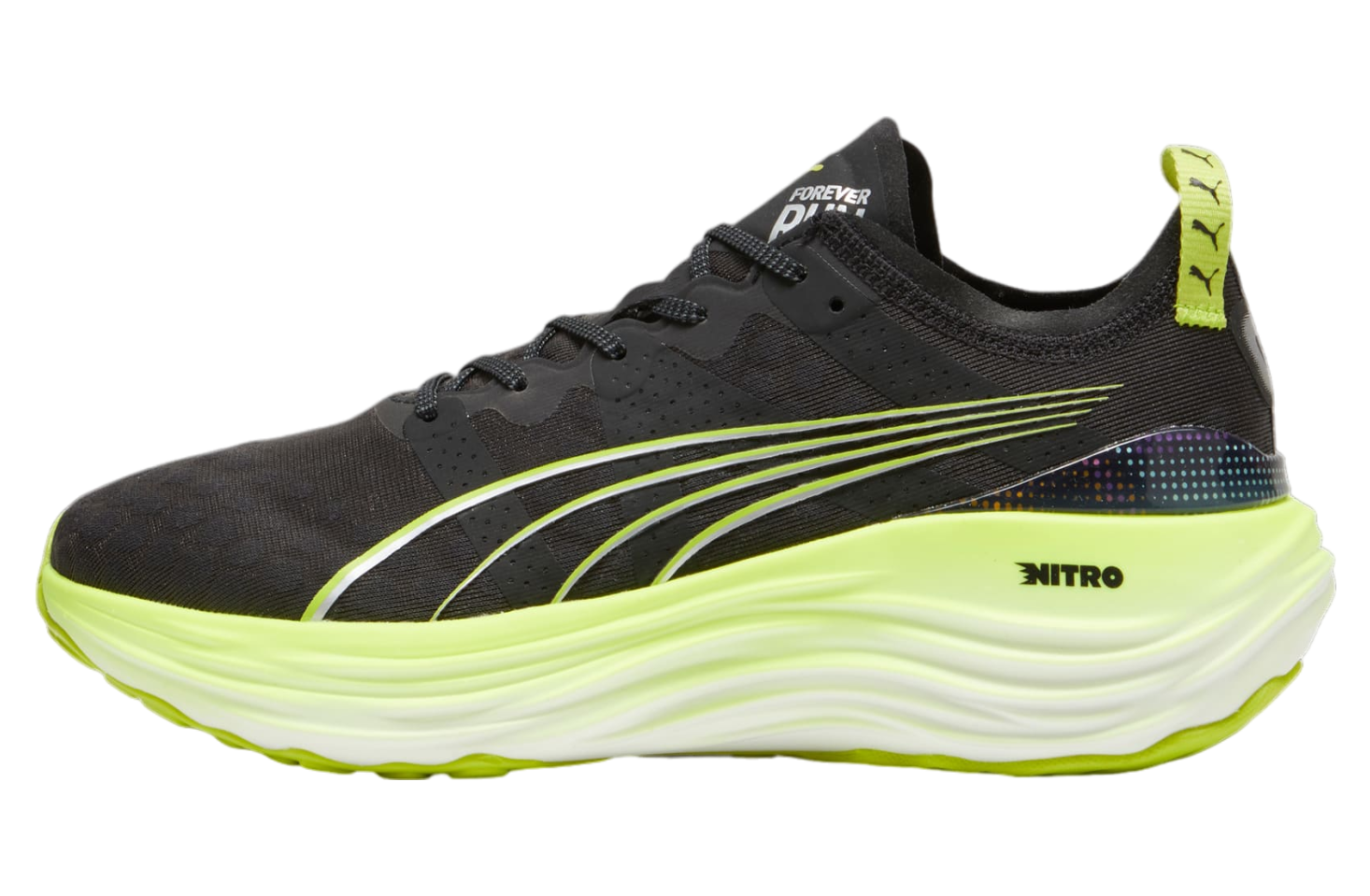 Puma Foreverrun Nitro Black / Lime Pow