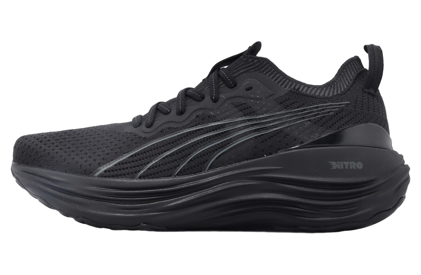 Puma ForeverRun Nitro Knit Black / Shadow Gray