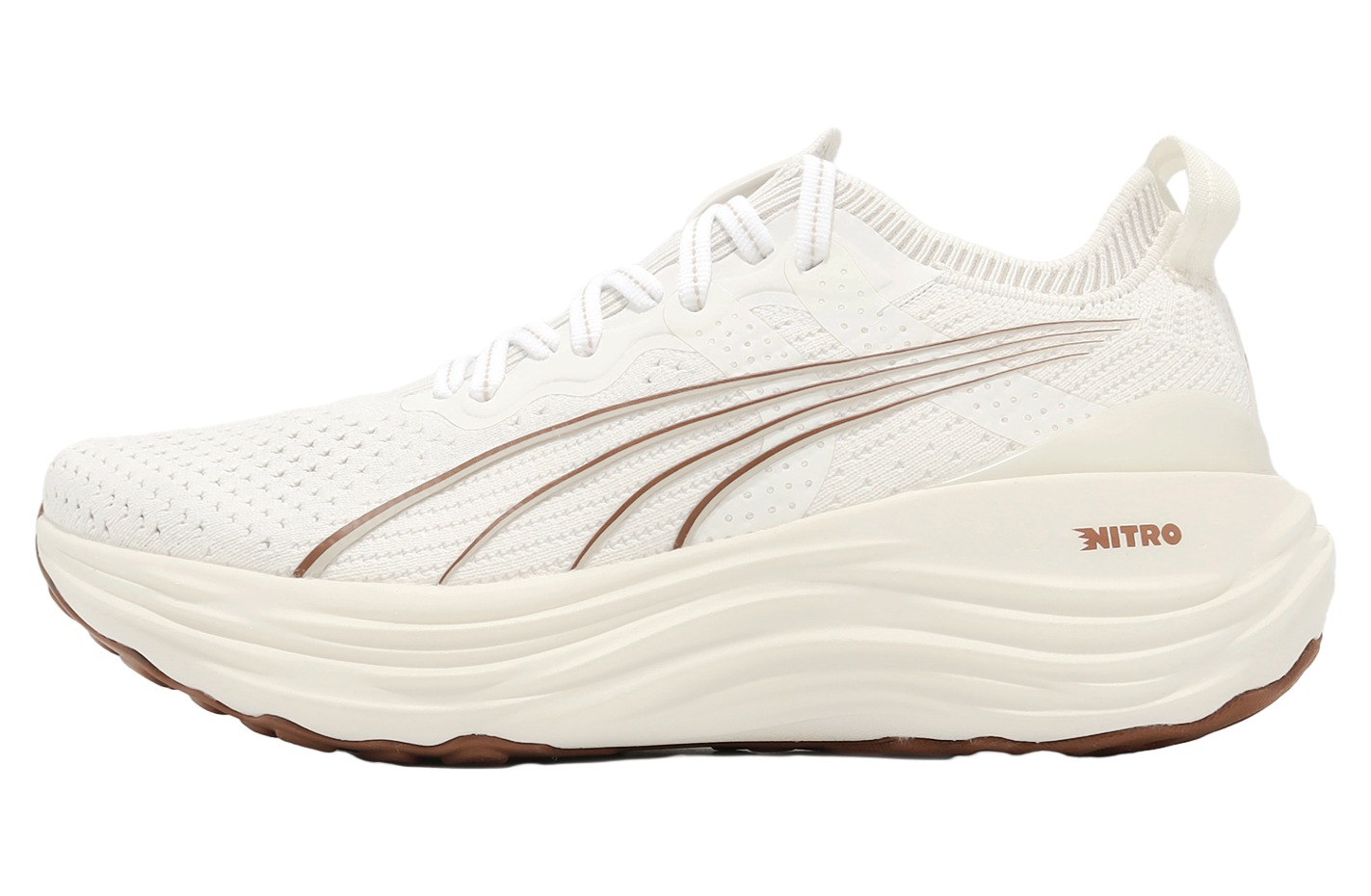 Puma ForeverRun Nitro Knit WMNS Warm White / Teak - Feb 2024