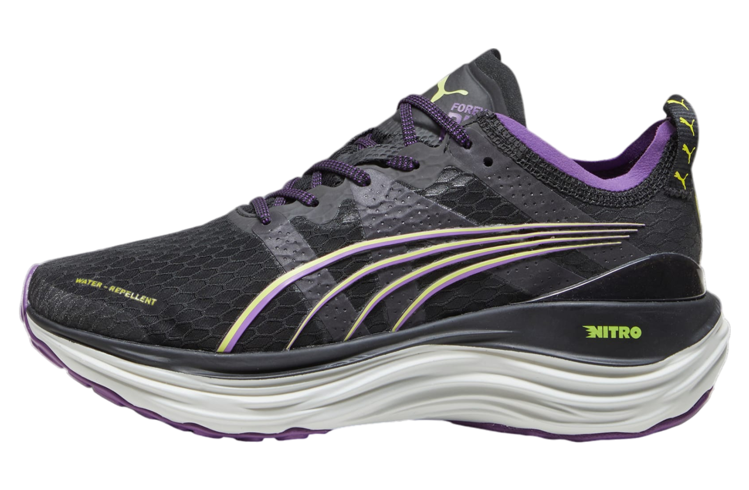 Puma Foreverrun Nitro Wtr Wmns Black / Purple Pop