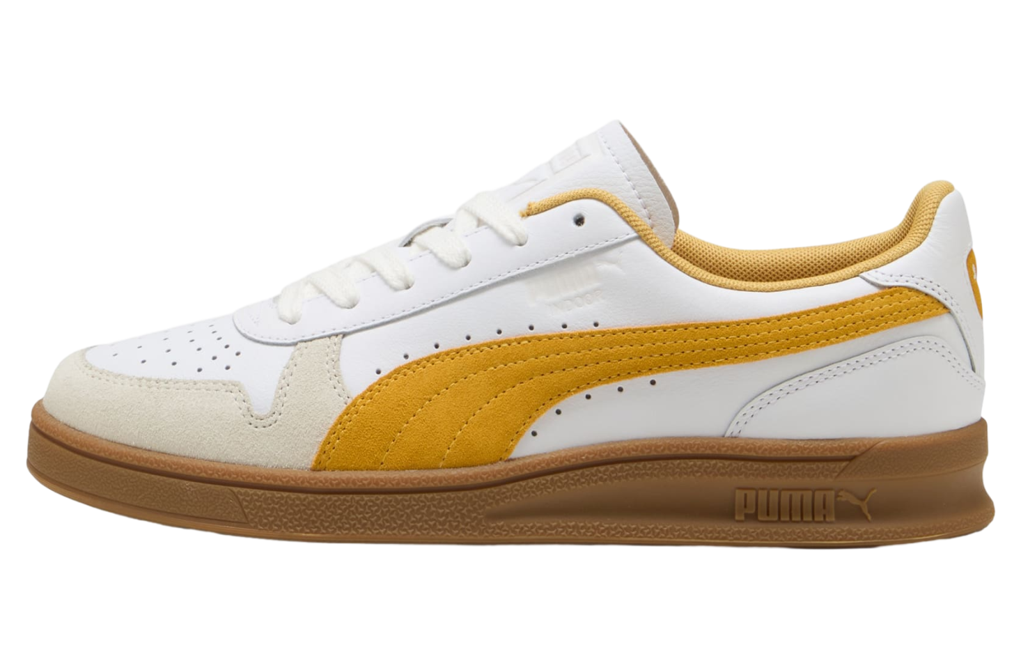 Puma Indoor White / Archive Gold