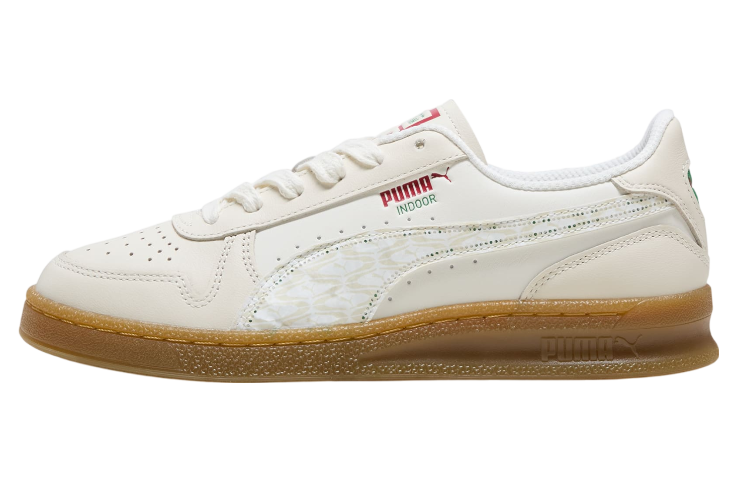 Puma Indoor Xmas Warm White / Club Red