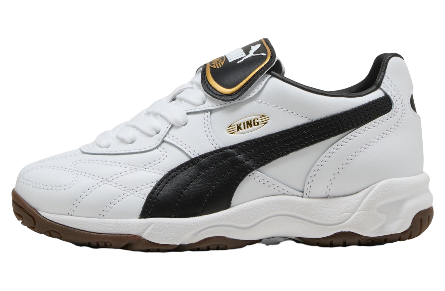 Puma King Indoor GS White / Black