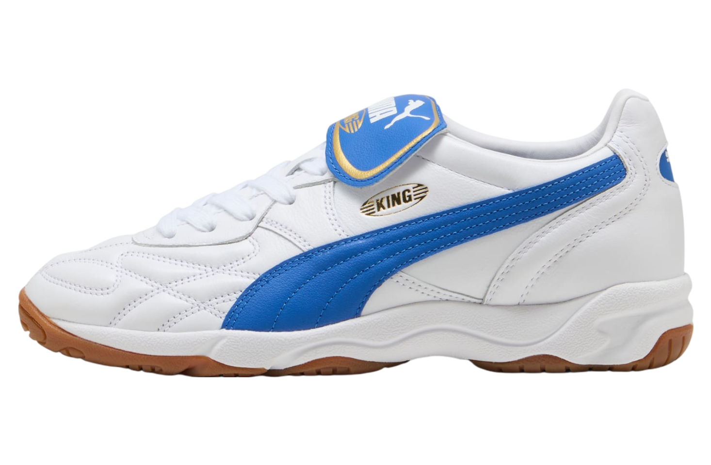 Puma King Indoor White / Mountain Blue