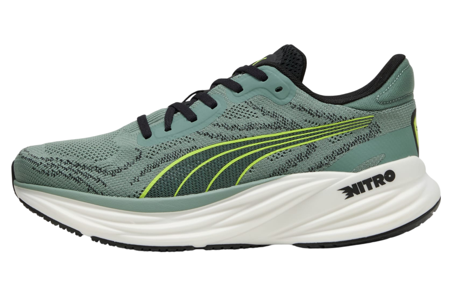 Puma Magnify Nitro 2 Green Moon / Yellow Alert