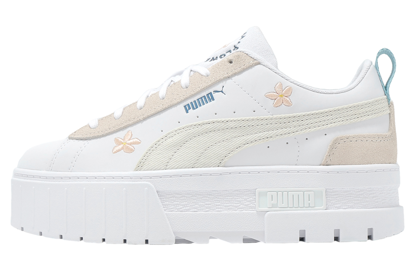 Puma Mayze Embroidery WMNS White / Vapor Gray