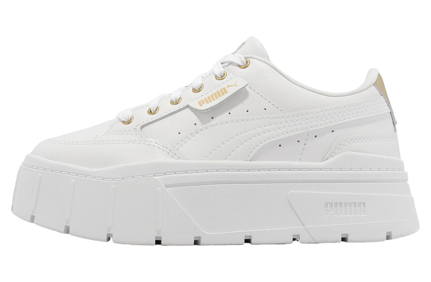 PUMA x GEN.G MAYZE STACK★厚底★コラボ★兼用★PUMA WHITE Puma Mayze Stack X-mas WMNS White - May 2023 - 38856402