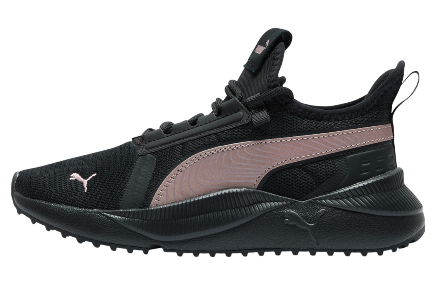 Puma black rose gold shoes deals