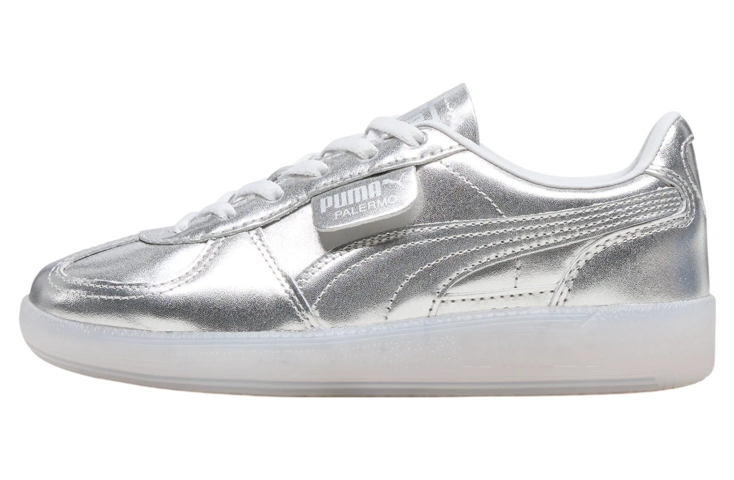 Puma Palermo Chrome GS Silver / Feather Gray