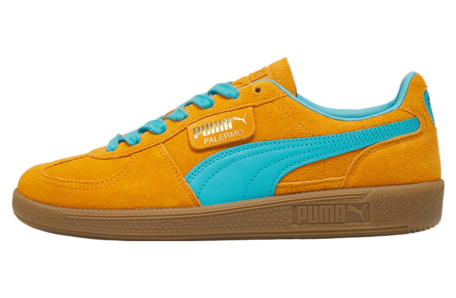 Puma Palermo Dark Cheddar / Bright Aqua