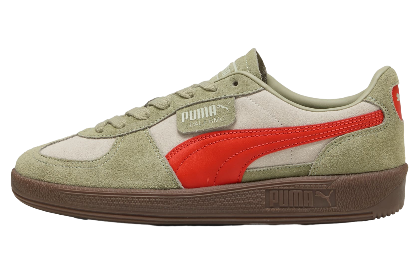 Puma Palermo Desert Dust / Fierce Red