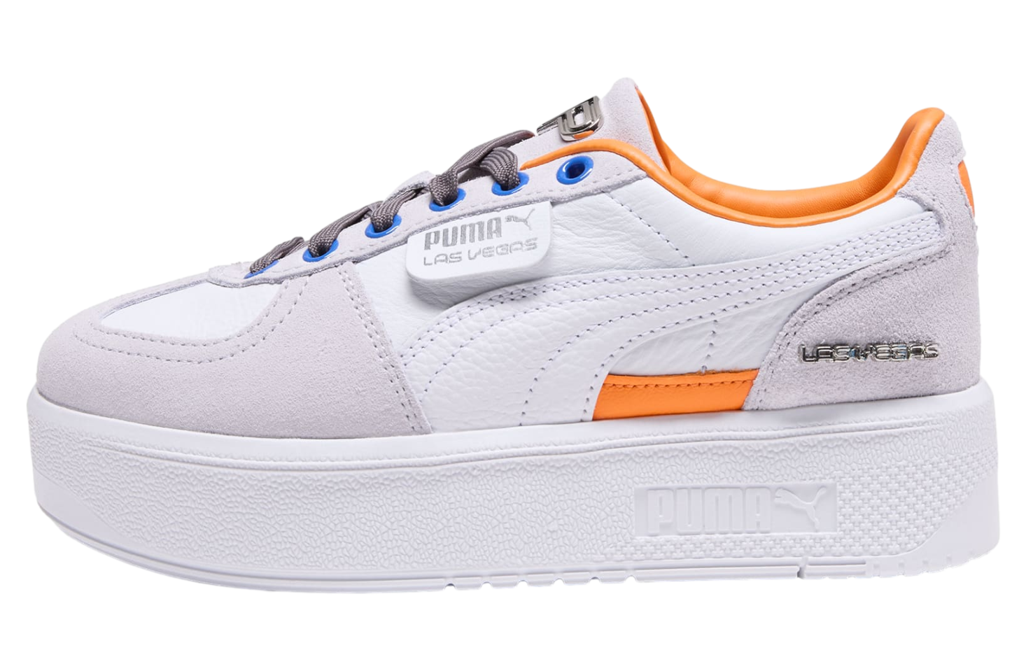 【Puma】Palermo Elevata Warm White Silver PUMA Palermo Elevata Wns Warm White-Warm White-Puma Silver