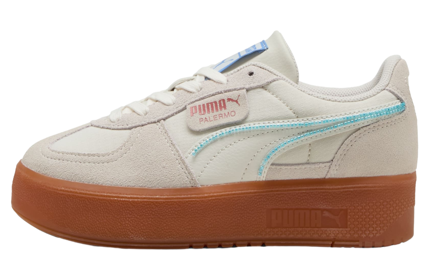 【Puma】Palermo Elevata Warm White Silver Buy Palermo Elevata Leather Sneaker, Puma White - Order