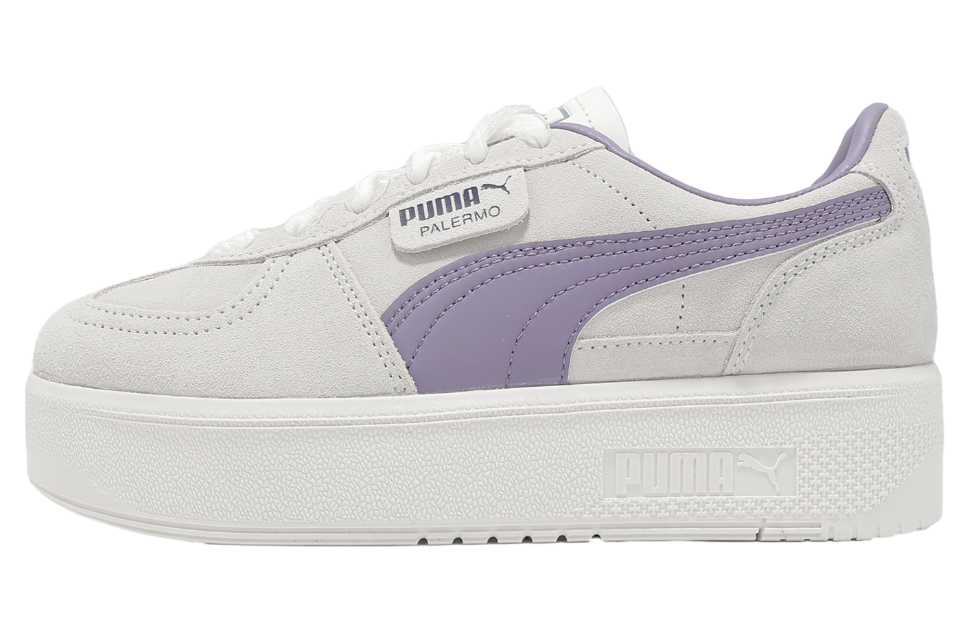 ★PUMA★ Palermo Elevator Women's Bright Melon White 3993480 Palermo Elevata Sneakers Women | Bright Melon-PUMA White