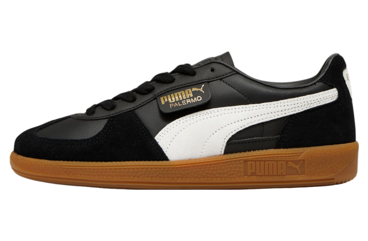 Puma Palermo Leather Black / Feather Gray