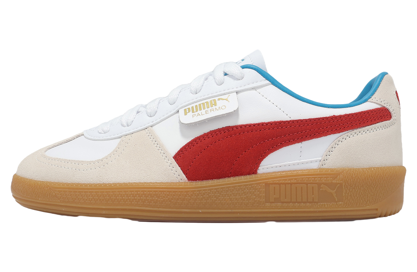 Puma Palermo Lth White / Blue Horizon