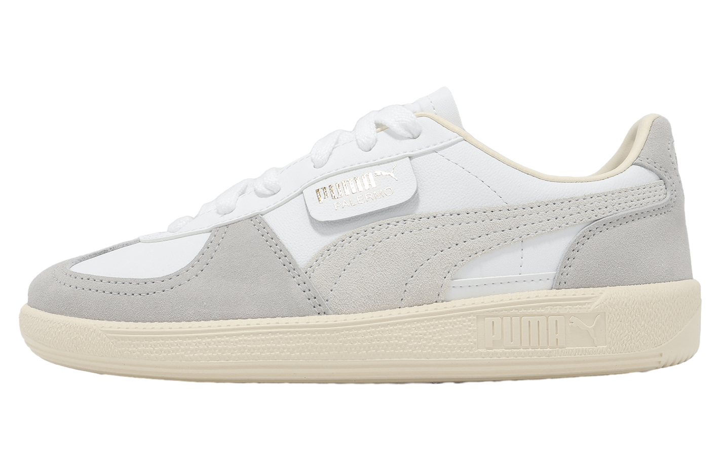 BUY Puma Palermo Lth White / Cool Light Gray | Kixify