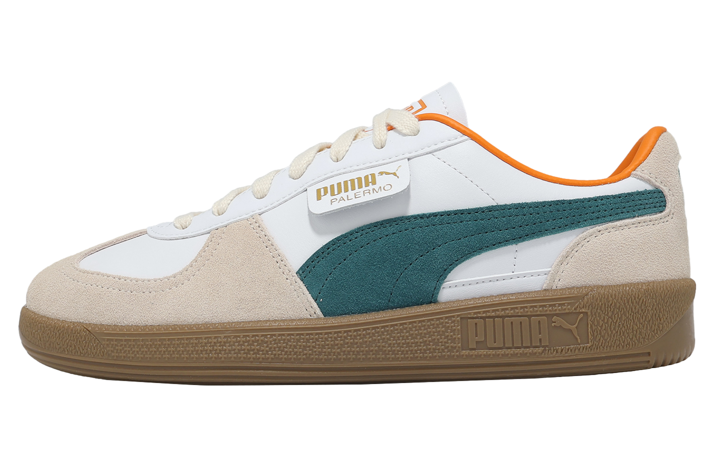 Puma Palermo Lth White / Green / Beige