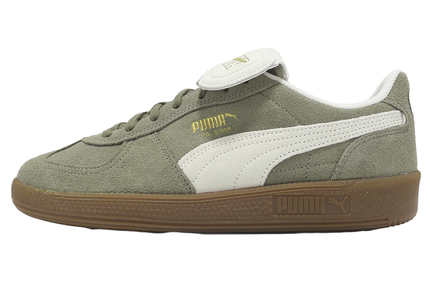 Puma Palermo Premium Suede Green / Beige