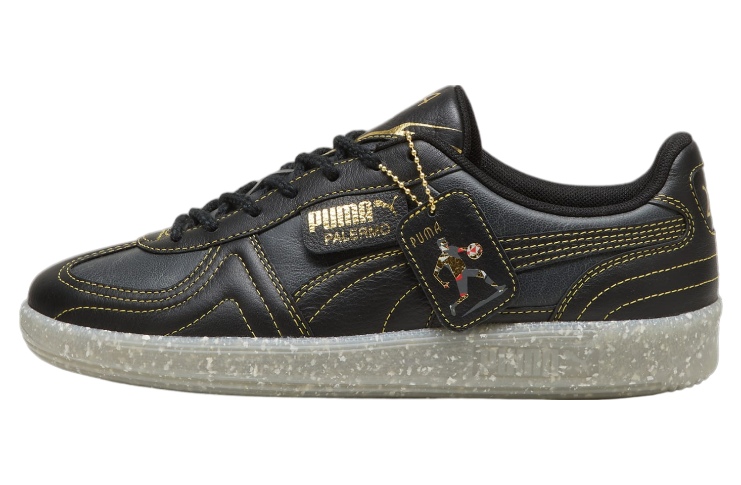 Puma black flat shoes online